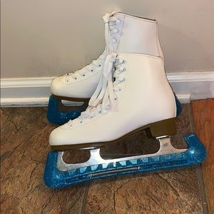 White ice skates